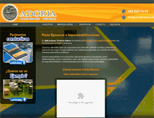 Tablet Screenshot of adoriaresinas.com